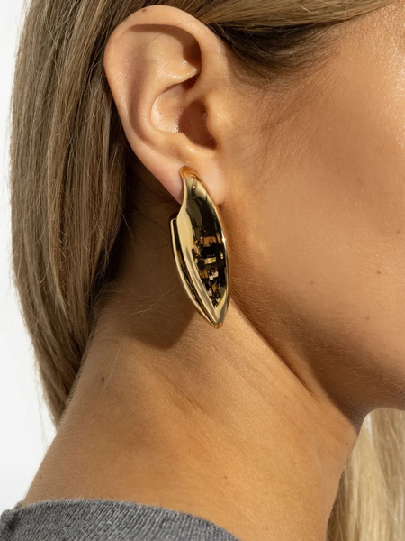  Givenchy Pendientes Con Diseño De Capullo - Dorado 