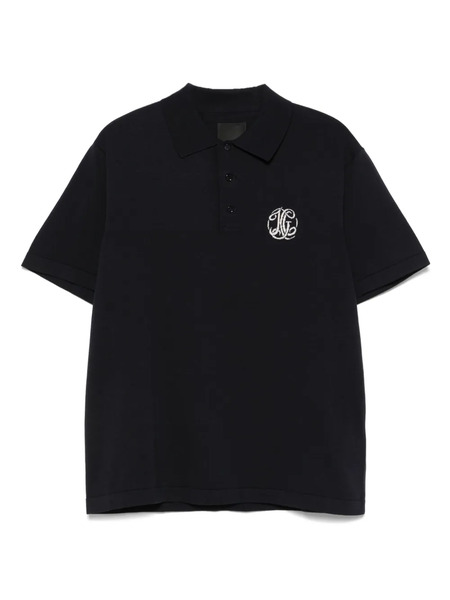  Givenchy Polo Con Logo En Jacquard - Azul 