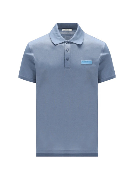  Givenchy Polo Con Parche Del Logo - Azul 