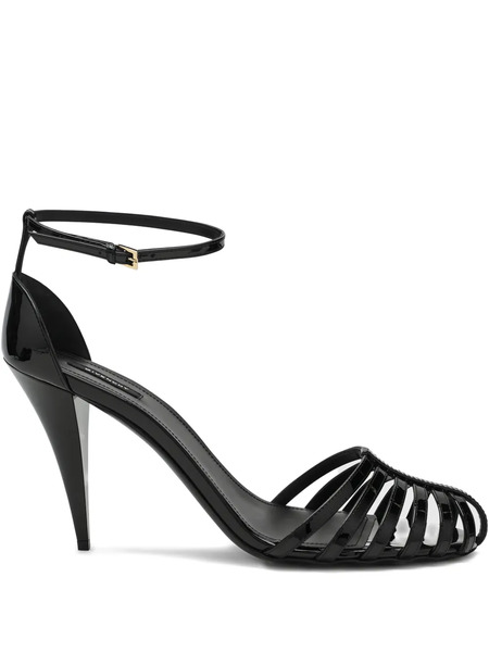  Givenchy Sandalias Altas Con Tiras - Negro 