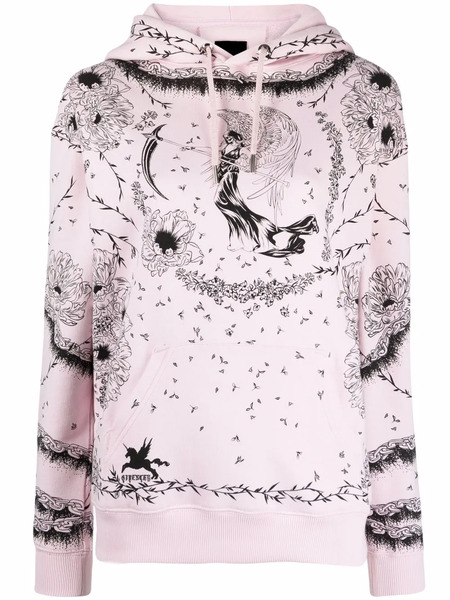  Givenchy Sudadera Con Capucha Y Estampado Gráfico - Rosa 