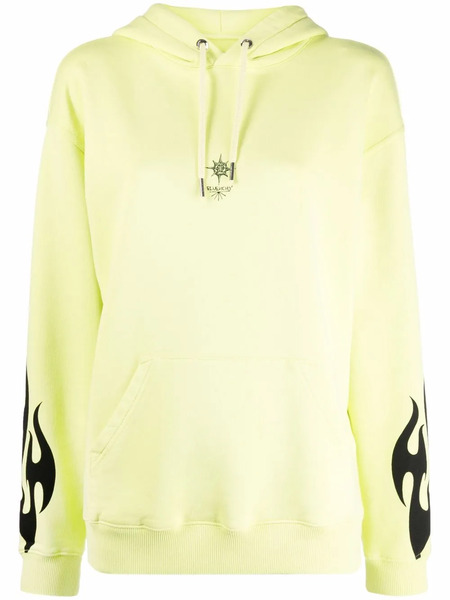 Givenchy Sudadera Con Capucha Y Estampado Sacred Heart - Amarillo 