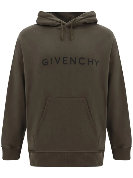  Givenchy Sudadera Con Capucha Y Logo - Verde 