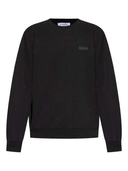  Givenchy Sudadera Con Placa Del Logo - Negro 