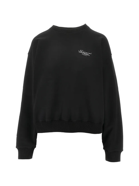  Givenchy Sudadera Con Sello Estampado - Negro 