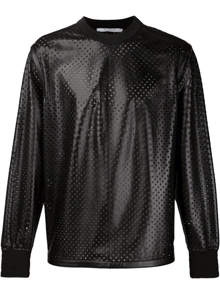  Givenchy Sudadera Perforada - Negro 