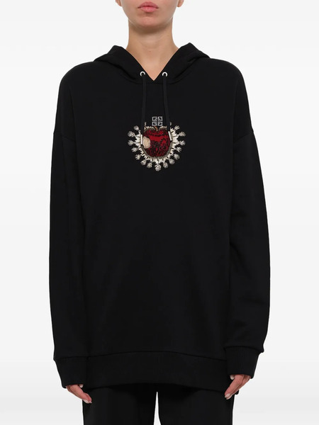  Givenchy Sudadera Sacred Apple Con Capucha - Negro 