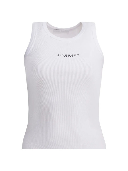  Givenchy Top Con Logo Estampado - Blanco 