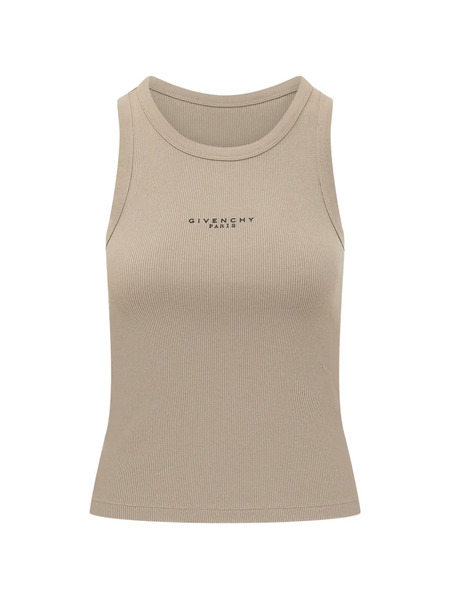  Givenchy Top Con Logo Estampado - Neutro 
