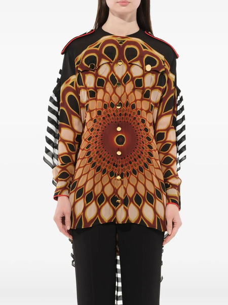  Givenchy Top Estampado Kaleido Eye - Negro 