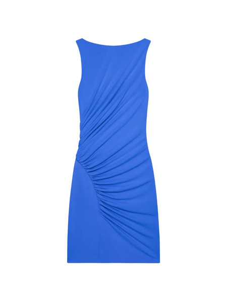  Givenchy Vestido Corto Drapeado - Azul 