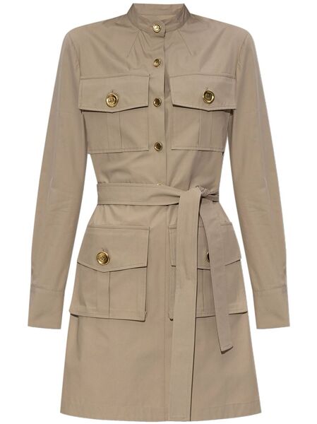  Givenchy Vestido Safari - Neutro 