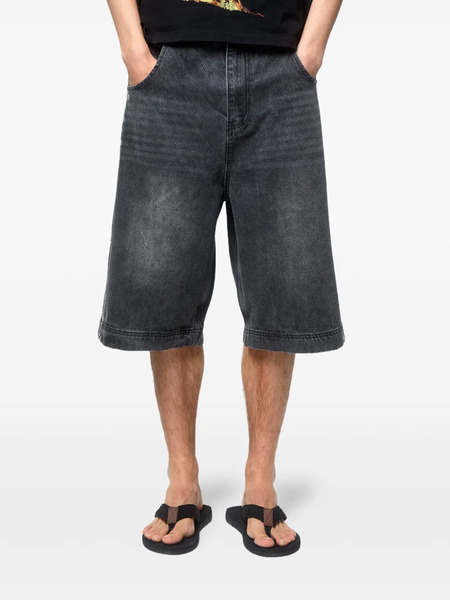  Godmade Bermudas Con Logo Estampado - Negro 