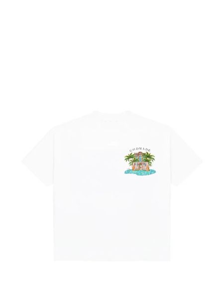  Godmade Camiseta Chateau - Blanco 