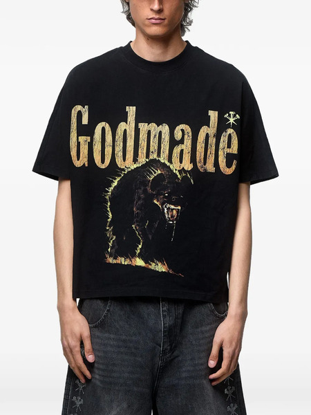  Godmade Camiseta De Algodón - Negro 
