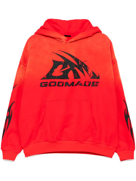  Godmade Sudadera Con Capucha Y Logo - Rojo 