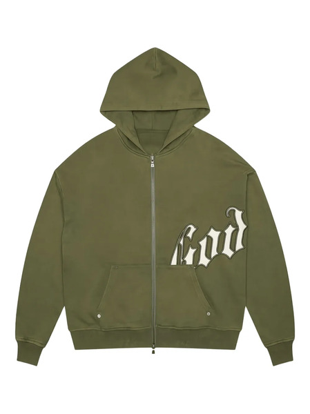  Godspeed Sudadera Con Capucha Y Logo - Verde 