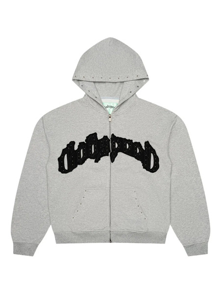  Godspeed Sudadera Symmetric Studded Con Capucha - Gris 