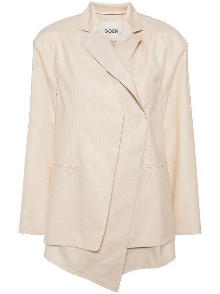  Goen.j Blazer Con Botones - Neutro 