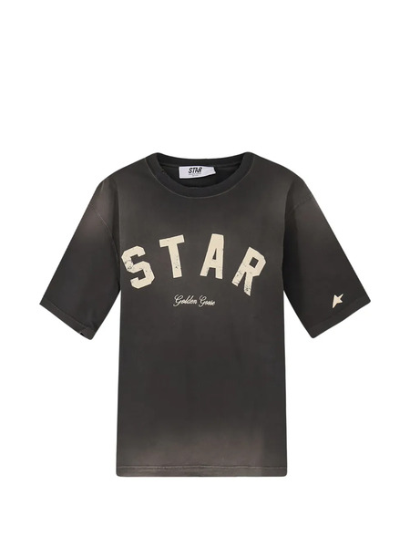  Golden Goose Camiseta Con Motivo De Estrella - Gris 