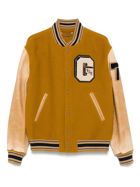  Golden Goose Chaqueta Con Mangas De Cuero - Amarillo 