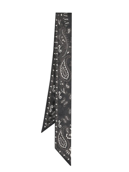  Golden Goose Fular Con Estampado De Cachemira - Negro 