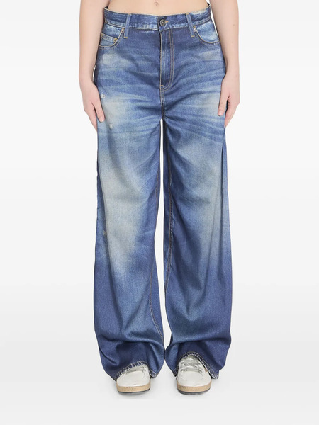  Golden Goose Vaqueros Con Cinco Bolsillos - Azul 