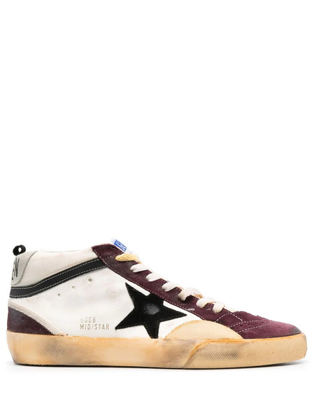  Golden Goose Zapatillas Mid Star - Blanco 