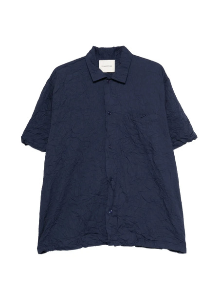  Gongdid Design Camisa Con Efecto Arrugado - Azul 