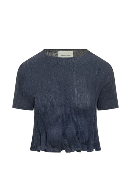 Gongdid Design Top Corto Gd172 - Azul 