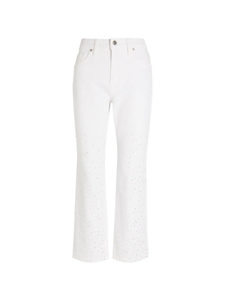  Good American Vaqueros Good Icon Con Perlas - Blanco 