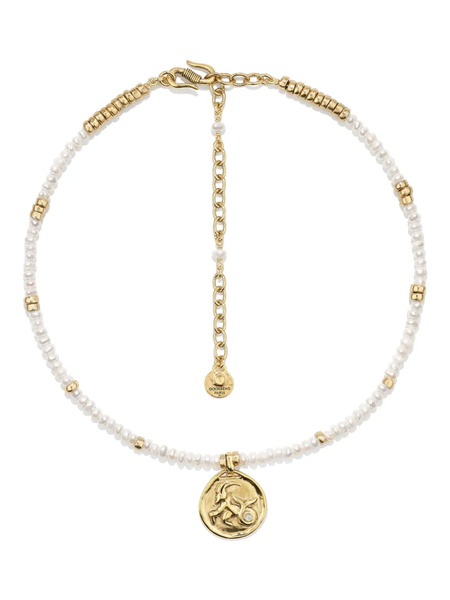  Goossens Collar Astro Capricorn Pearls - Dorado 