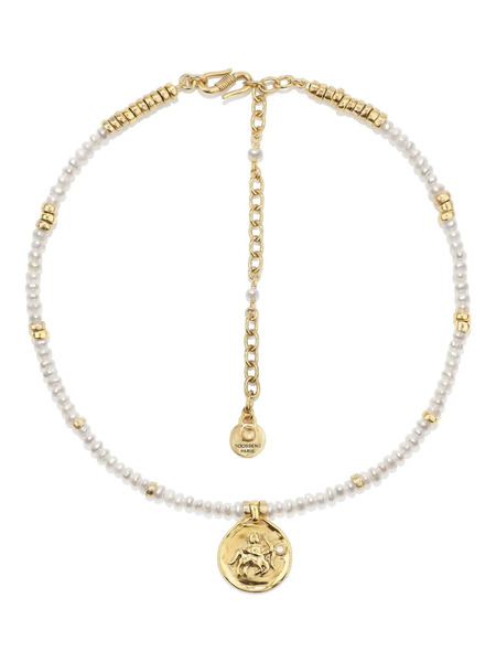  Goossens Collar Astro Sagittarius Pearls - Dorado 