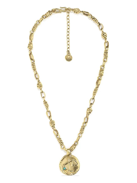  Goossens Collar Con Medalla Talisman Libra - Dorado 