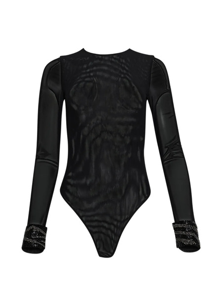 Grace Faena Body Zebra Con Apliques - Negro 