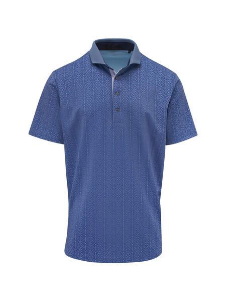  Greyson Polo Estampado - Azul 