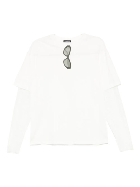  Ground Zero Camiseta Estampada - Blanco 