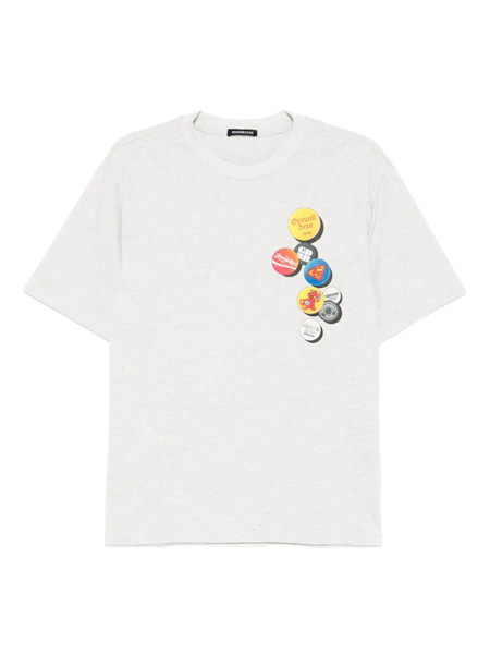  Ground Zero Camiseta Estampada - Gris 