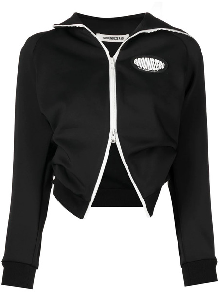  Ground Zero Logo-patch Zip-up Jacket - Negro 