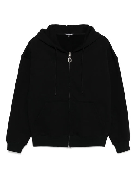  Ground Zero Sudadera Con Capucha Y Estampado Trompe L'oeil - Negro 