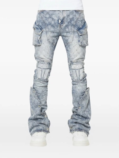  Guapi Vaqueros Coffin Arc Con Detalles - Azul 