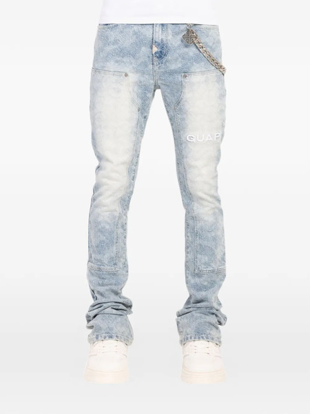  Guapi Vaqueros Sashiko Con Apliques - Azul 