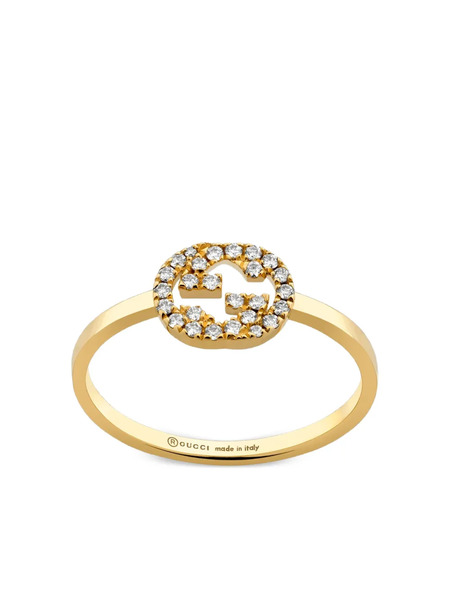  Gucci Anillo Interlocking - Dorado 