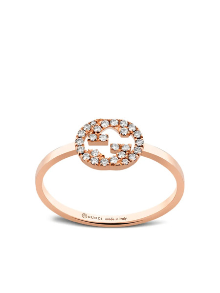  Gucci Anillo Interlocking - Rosa 