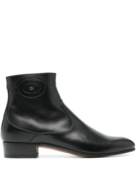  Gucci Botines Double G - Negro 