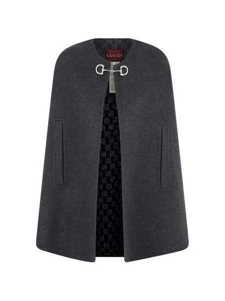  Gucci Capa Horsebit Reversible - Gris 