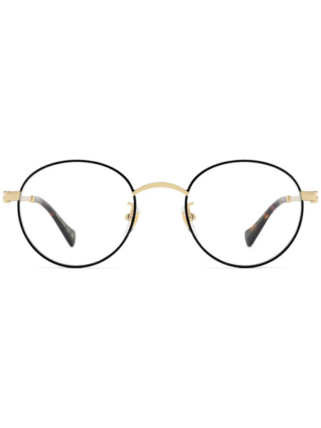  Gucci Eyewear Gafas Con Montura Redonda - Negro 