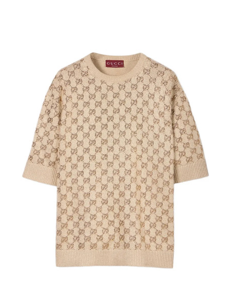  Gucci Jersey Con Cuello Redondo - Neutro 