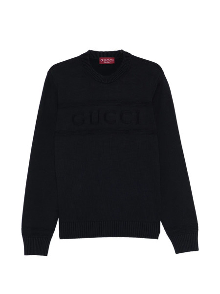  Gucci Jersey Con Logo - Azul 
