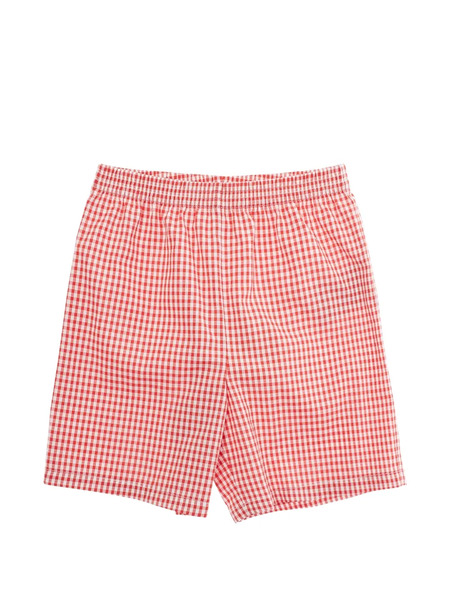  Gucci Kids Bermudas A Cuadros Gingham - Rojo 